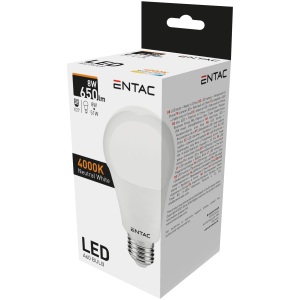 Entac LED Globe E27 18W NW 4000K Duo Pack Gömb