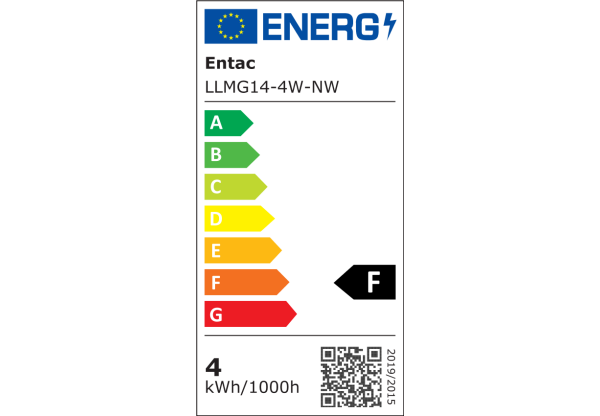 Entac LED Mini Globe E14 4W NW 4000K Mini Gömb