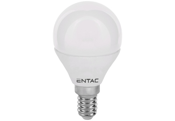 Entac LED Mini Globe E14 6,5W CW 6400K Mini Gömb