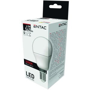 Entac LED Mini Globe E27 6,5W CW 6400K Mini Gömb