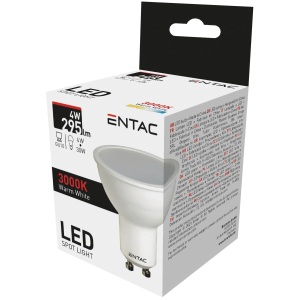 Entac LED Spot Wide Angle GU10 6,5W WW 3000K Szpot